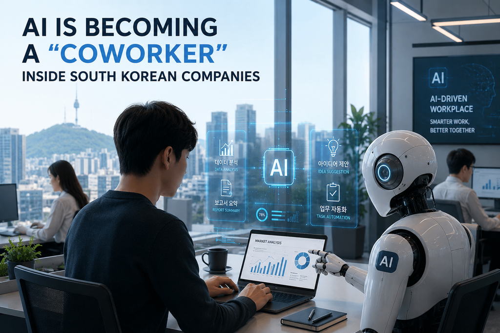 AI in South Korean companies changing the modern workplace